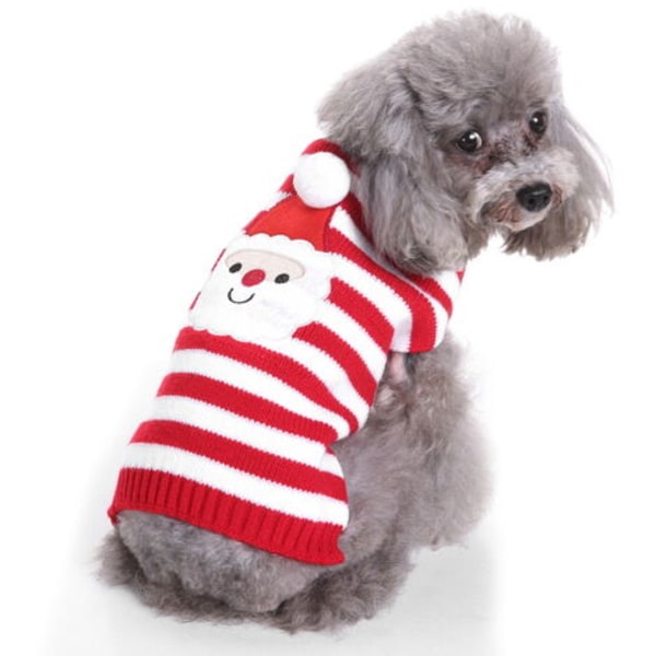 Hundesweater, juletrøje til kæledyr strikket tøj til kæledyr