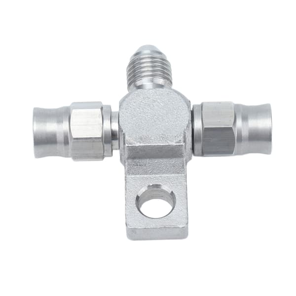 AN3 T-stykke Bremsslange AN3 til Ledningsende Fittings Rustfrit Stål Autodele