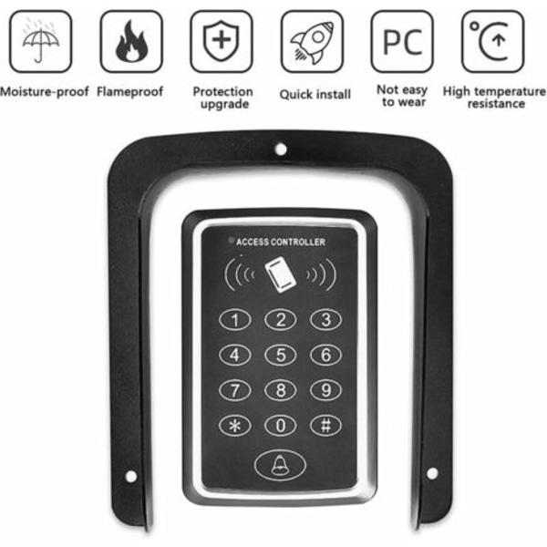 Waterproof Metal Cover for Video Camera, Doorbell, Door Lock, Access Doors Knob, Protects Device from Sunshine and Raind