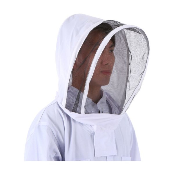 Biavlertøj (XL) biavlsværktøj bibeklædning bomuld fortykket anti-bi-beklædning i et stykke beskyttelsestøj