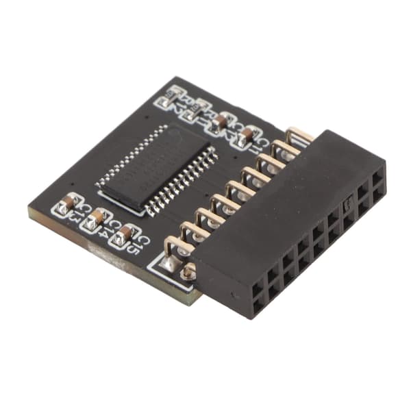 TPM 2.0 Modul LPC Interface 18Pin Høj Sikkerhed Holdbart Materiale til Asrock Bundkort DDR3 og Derover