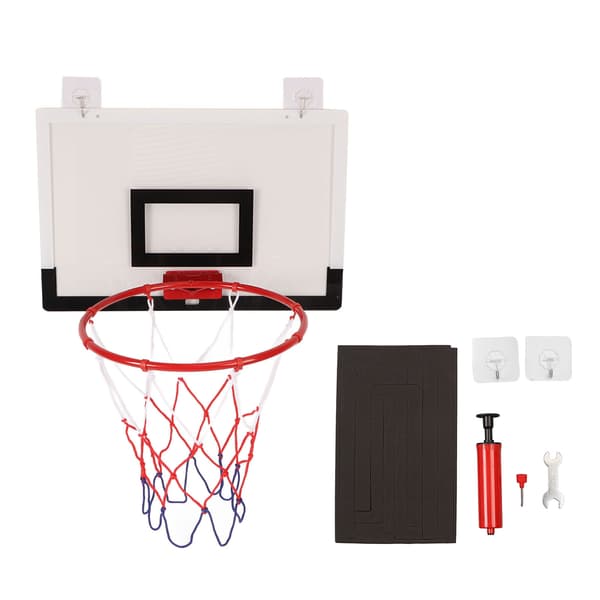 Väggmonterad inomhus mini basketkorg set med järnram 25cm, stansfri