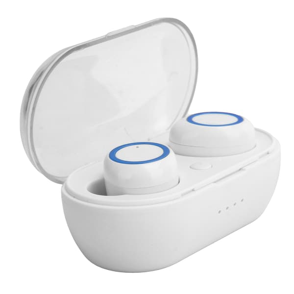 Y50 Trådløse Bluetooth 5.0 Ørepropper Stereo Hodetelefon Hvit Blå