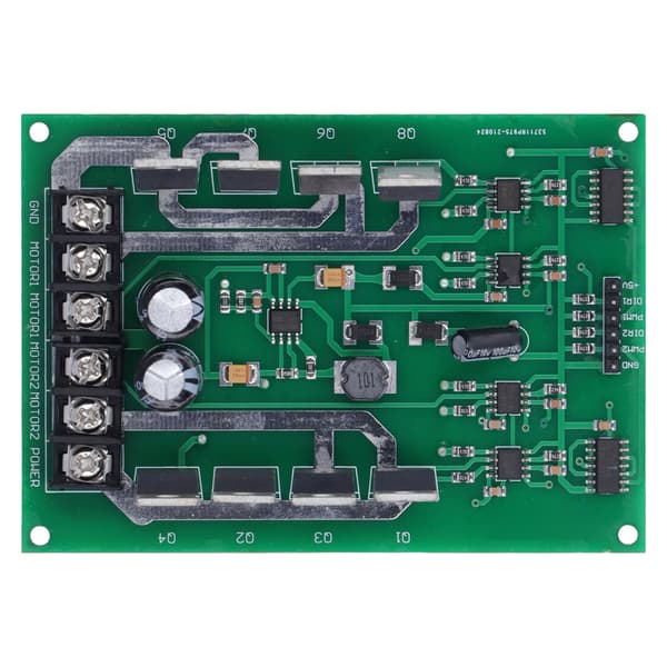 Dual Motor Driver Modul Høj Effekt H Bro DC Motor Controller Board med Bremsefunktion