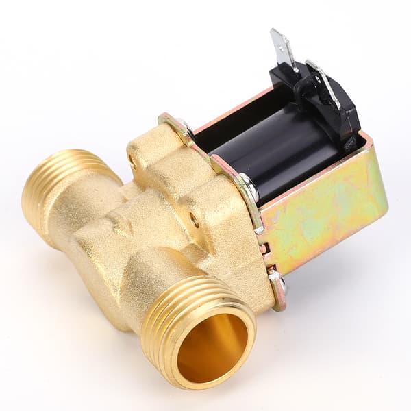 Kobber Solenoidventil 12V DC 1/2 Tomme Elektromagnetisk Ventil til Solvandsvarmere Industrielt Tilbehør