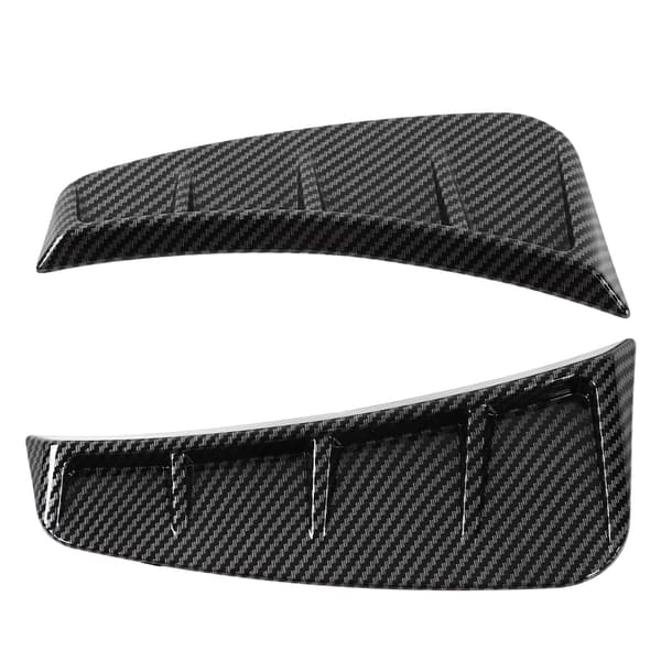 Par fremre støtfanger side luftventil trim utvendig karbonfiber stil universell dekorasjon