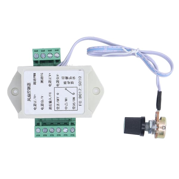 12V 4-tråds PWM Fläktkontroller Motor Stallskydd Hastighetsregulator CD012S010