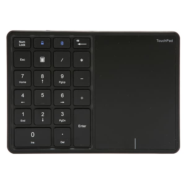 Trådlöst numeriskt tangentbord 22 tangenter Ergonomisk 2.4G Dual Mode Touchpad