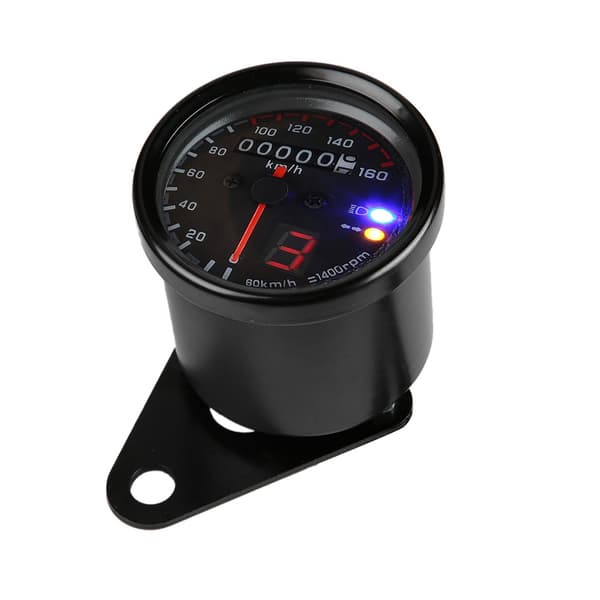 DC12V Universal Motorcykel ATV LED Baggrundslys Odometer Speedometer Miles Meter Måler