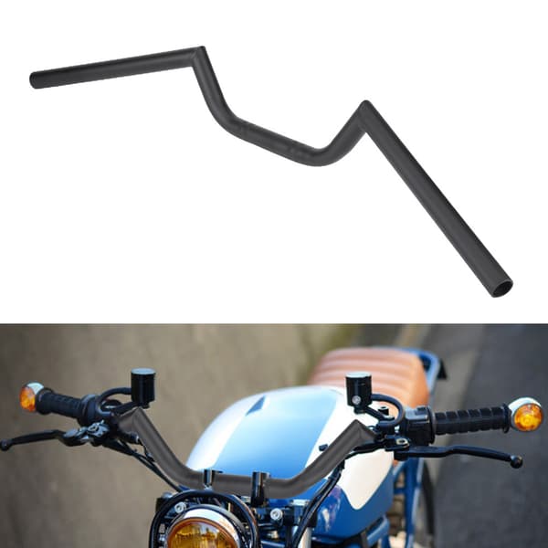Universal Motorcykel Refit Tracker Styr Drag Bar Udskiftningsdel (Sort)
