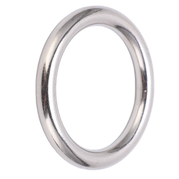 Svetsad O-ring i rostfritt stål 10x60mm för navigering, dykning, hängmattor, väskor