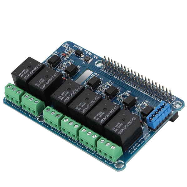6-kanals Raspberry Pi Relæmodul Udvidelseskort til A Plus B Plus 2B 3B