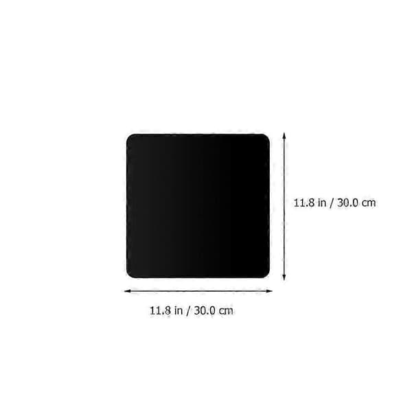 Reflective Display Board Double-Sided Black Acrylic Background for Tabletop Photography and Video