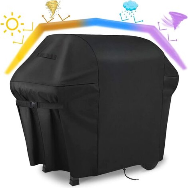 Barbecue Cover, 100% Waterproof Outdoor Barbecue Cover - Barbecue Cover 600D Oxford Fabric Does Not Fade Barbecue Cover