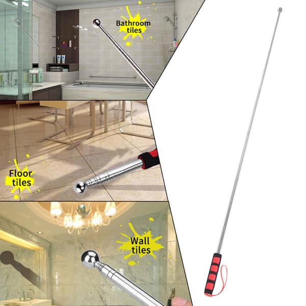 115cm Teleskopisk Stang Trommel Inspeksjon Hammer for Husdekorasjon