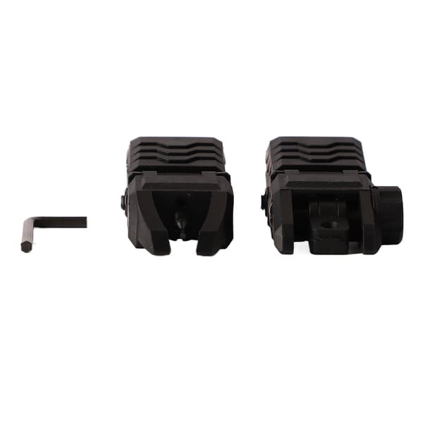 M4 Fällbara Främre Bakre Stridssikten Nylon MGPCQB Svart