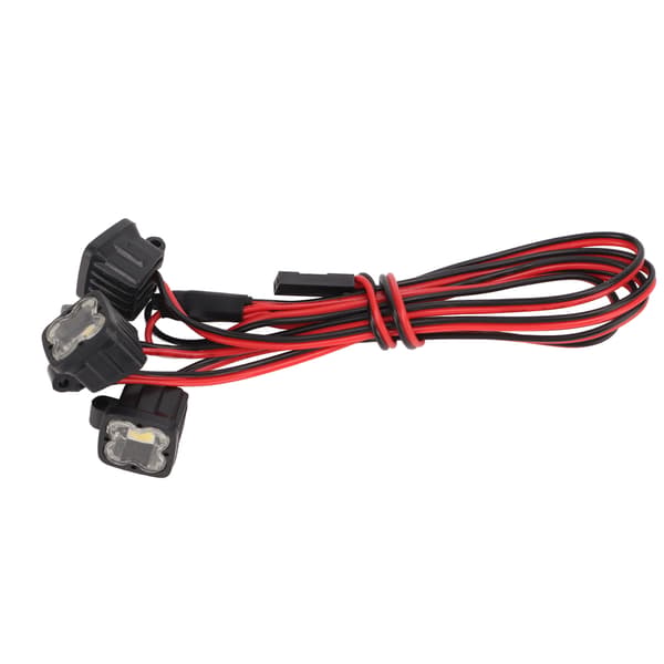 RC Frontlykt Universal 5-7.4V 4LED Hvit Lys Plastskall for 1/10 RC Crawler