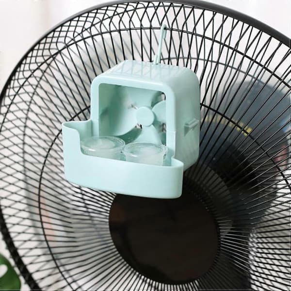 Gulvventilator Cool Breeze-tilbehør, 2 stk. ventilator-isopbevaringsboks med krog, batterikapacitet: 1200mAh-2000mAh, hastighedsområde