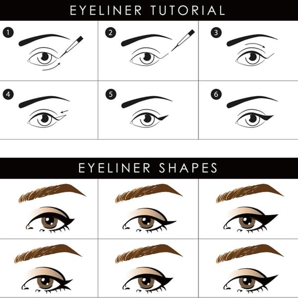 Magnetisk Rose Gull Eyeliner - Langvarig Skjønnhetskosmetikk
