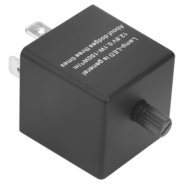 CF13 KT 3-ben Justerbart LED Blinkrelæ til Blinklys Hyper Flash Fix