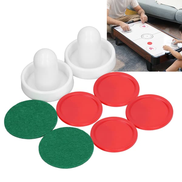 Airhockey-pushers med hög slagtålighet - Set om 8, Typ B