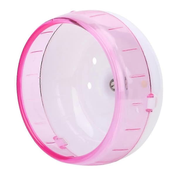 Plastic Super Silent Rolling Training Wheel Toy for Small Pets Hamster Guinea Pig Chinchilla Pink