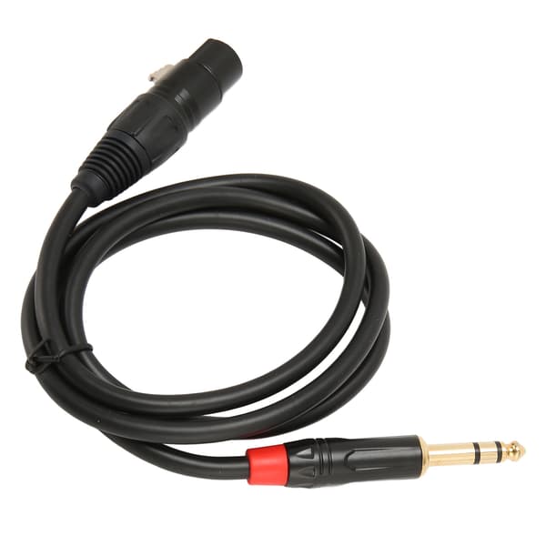 XLR til TRS Kabel 3 Pin XLR til 6,35 mm TRS Stereo Audio Kabel 1 Meter til Musik