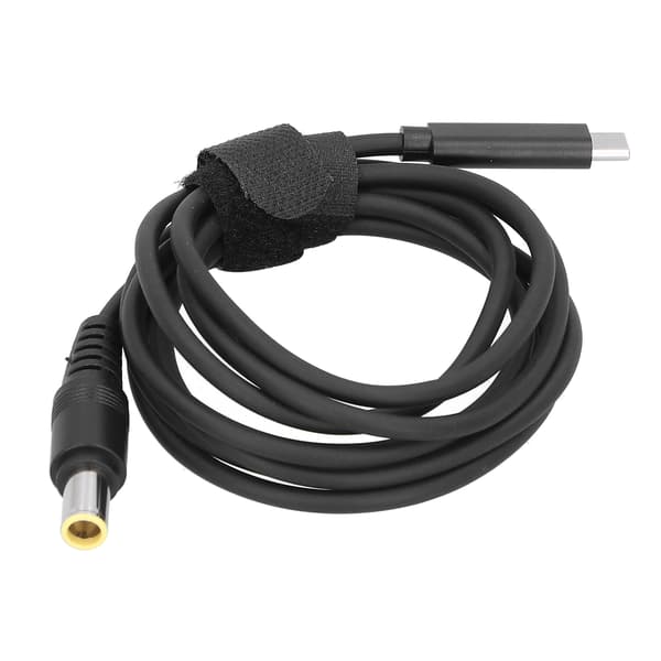 Type C til DC 7.9x5.5mm Han Strømstik Adapter Hurtig Opladningskabel til Laptop
