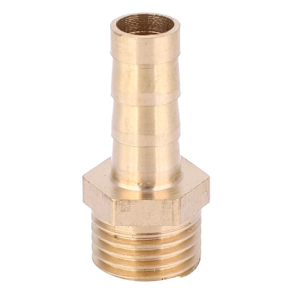 5 stk. G1/4 Han Gevind Barb Connector Messing Rørfitting 8mm Gas Væske Samling