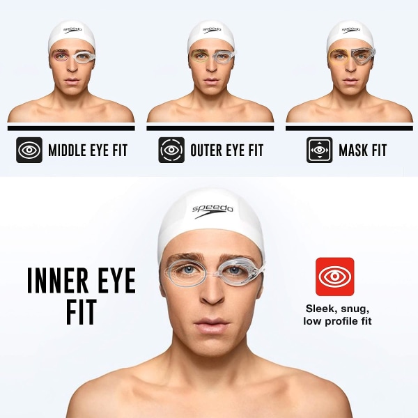 Unisex Adult Mirrored Swim Goggles