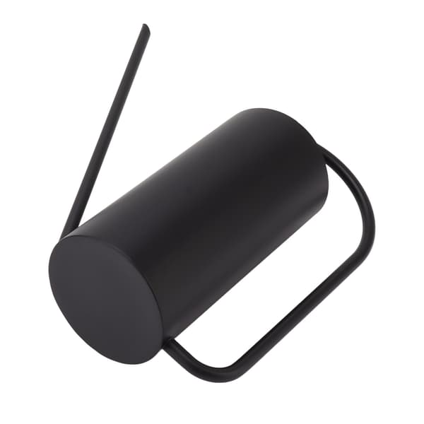 Vandkande i rustfrit stål med lang tud 1500 ml Stor kapacitet Havekande Sort