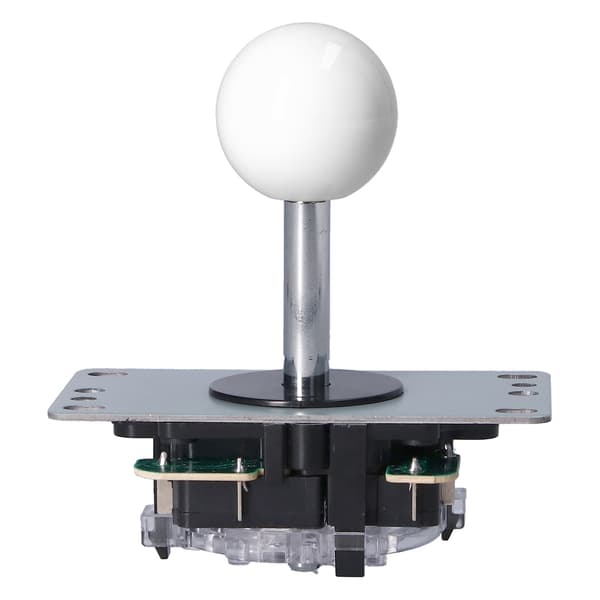 Nullforsinkelse Arkadespill Joystick Kit DIY-deler med Encoder Board 10 Knapper for MAME Hvit