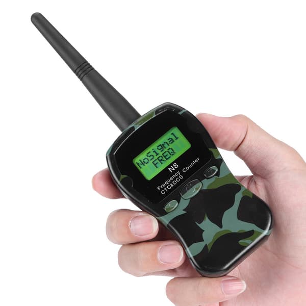 N8 Bærbar Radiofrekvenstæller Meter Walkie Talkie med CTCSS DCS Dekoder til Bil Marine Camouflage Farve