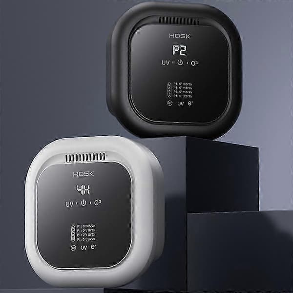 HOSK XT-01 UV Kæledyrs Luftrenser Husholdnings Deodorant Ozon Generator Black Charging