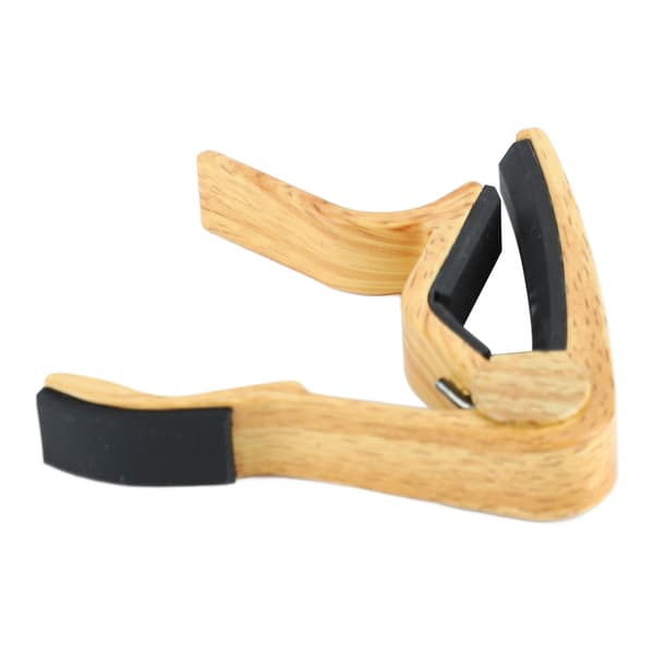 Gitarr Capo Aluminiumlegering Massivt Trä Akustisk Elgitarr Ukulele Stämklämma