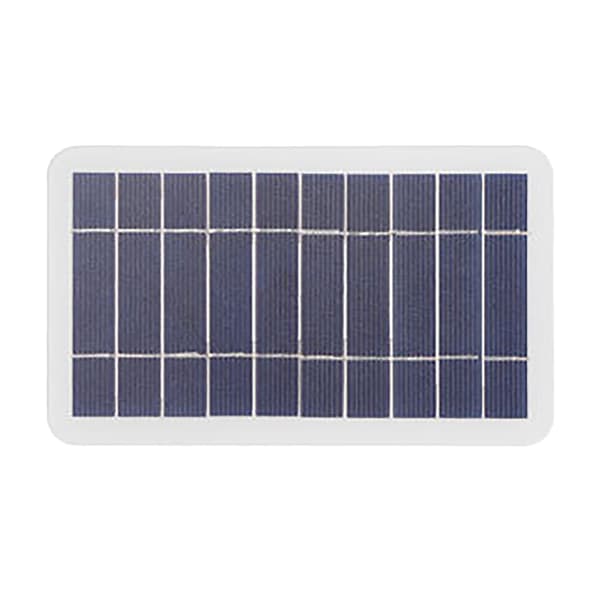2W 5V Solpanel Polykristallint Kisel Nödströmförsörjning 400mA Bärbar Solpanelladdare