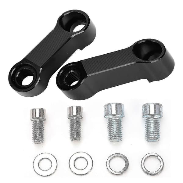 10mm 8mm Motorcykel Backspegel Adapter Kit Riser Mount Extender-Bra