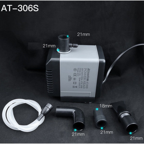Dykpumpe, lille ultra-støjsvag vandpumpe- og udskiftningscirkulationspumpe (AT-306S, 27W),