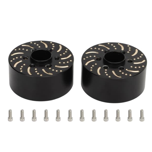 Messinghjulvægte 6 Huls Hex Nav Adapter til 1.9in 2.2in Beadlock Fælg 22mm