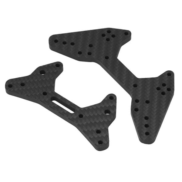 ARRMA 1/7 RC Bil Forreste Bageste Stødtårnsplade 5 mm Tykkelse Sort Kulfiber
