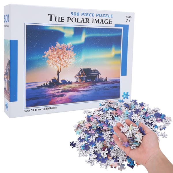 500 st Barn Utsökta Mönster Pussel Jigsaw Förälder Barn Interaktion Leksaker Gåva (LL5004)