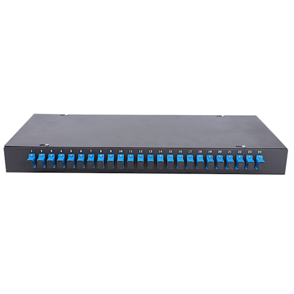 24 Core 24 Port SC Fiber Patch Panel Optisk Terminalboks