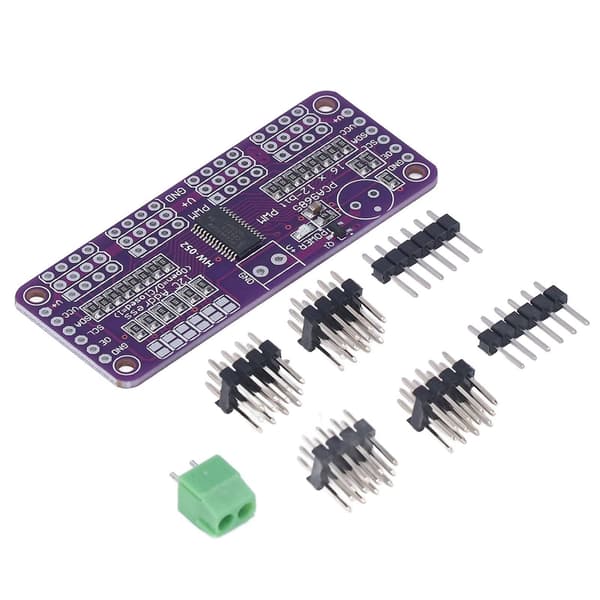 PCA9685 16 Kanal 12 Bit IIC PWM Servomotor Drivrutin Kontroller DIY Modul