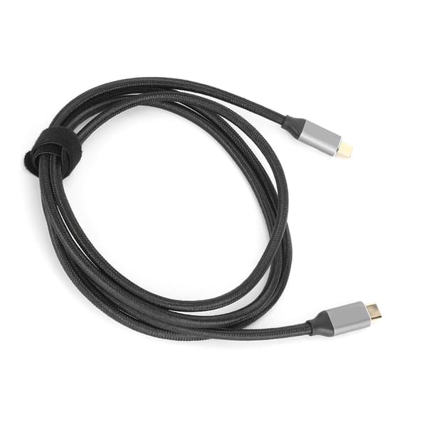 USB 3.1 Dobbel Hode 100W USB C til USB C Hannkabel 5A Hurtigladerledning 1m