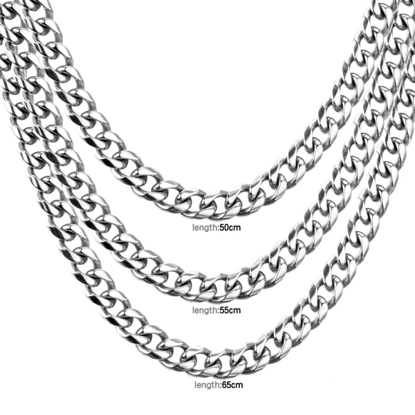 Rostfritt stål halsband + armband Set