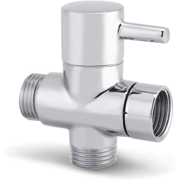 G1/2 tums 3-vägs duscharmsavledningsventil, universal badrumsduschsystem Ersättningsdel för handduschhuvud