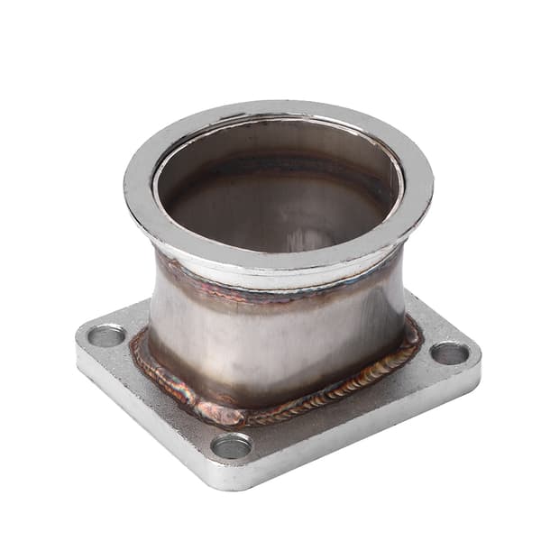 3 tommer 76 mm rustfrit stål V-båndsflangeadapter til T4 Turbo