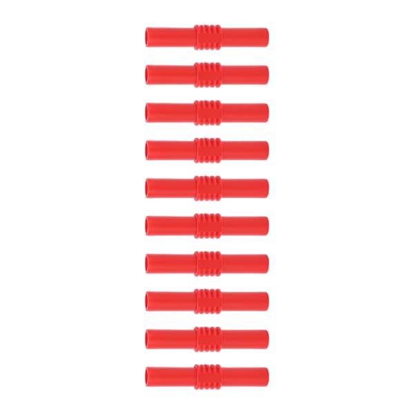 10 stk. 4 mm isoleret hun til hun bananstikforbindelse for elektronik