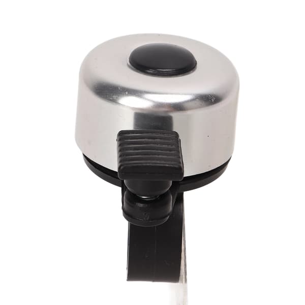 Cykel Säkerhetsklocka Silver Metall Mini Horn Styre Alarm