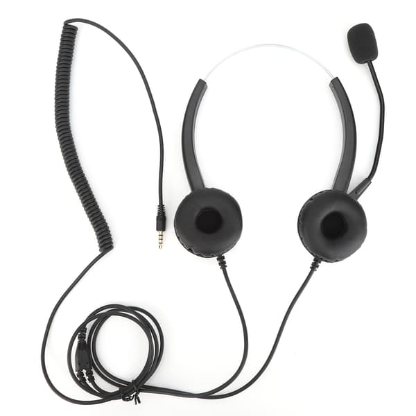 Business Office Fastnettelefon Headset til Fastnet Bordtelefoner VH500D 3.5 Binaural